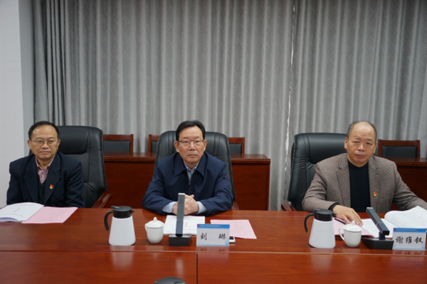 刘琳厅长参加省水电设计院党史学习教育专题民主生活会