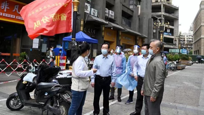 刘琳厅长指导疫情防控工作 并慰问一线水利志愿者